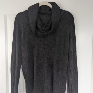 Barefoot Dreams cowl neck black sweater